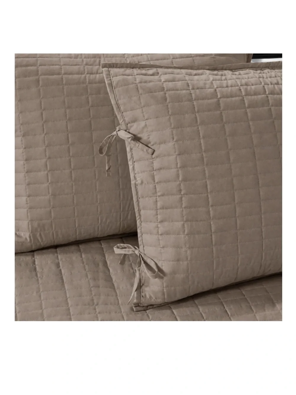 Taupe Quilted Daybed Coverlet Set - Soft Neutral Bedding